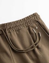 Nohavice - Wide Fit - Kaki zelen&aacute;