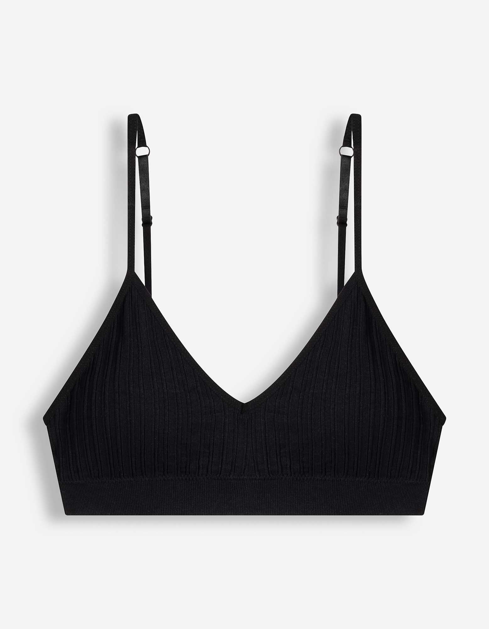 Bustier - &uuml;berwiegend nahtlos - Schwarz