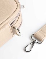 Borsa a tracolla - Scomparto zippato all’interno - beige