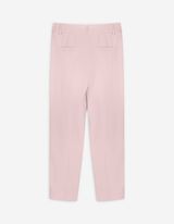 Kostiumo kelnės - Plisavimas - sviesiai rozinis