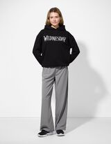 Joggingové kalhoty - Široký střih Wide Fit - seda