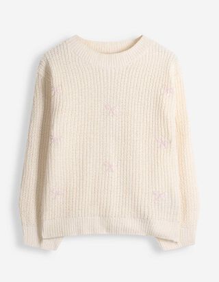 Trui - Met pailletjes - Off-White