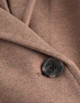 Manteau - Aspect laine - Brun