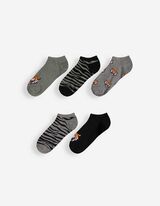 Sneakersocken - 5er-Pack