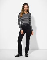 Longsleeve - Sierknopen - zwart