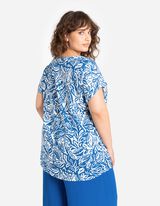 Bluza - LENZING&trade; ECOVERO&trade; - plava