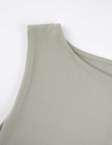 Top - Lodičkov&yacute; v&yacute;strih - tmavozelena