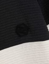 Sweatshirt - Color-Blocking - dunkelgrau