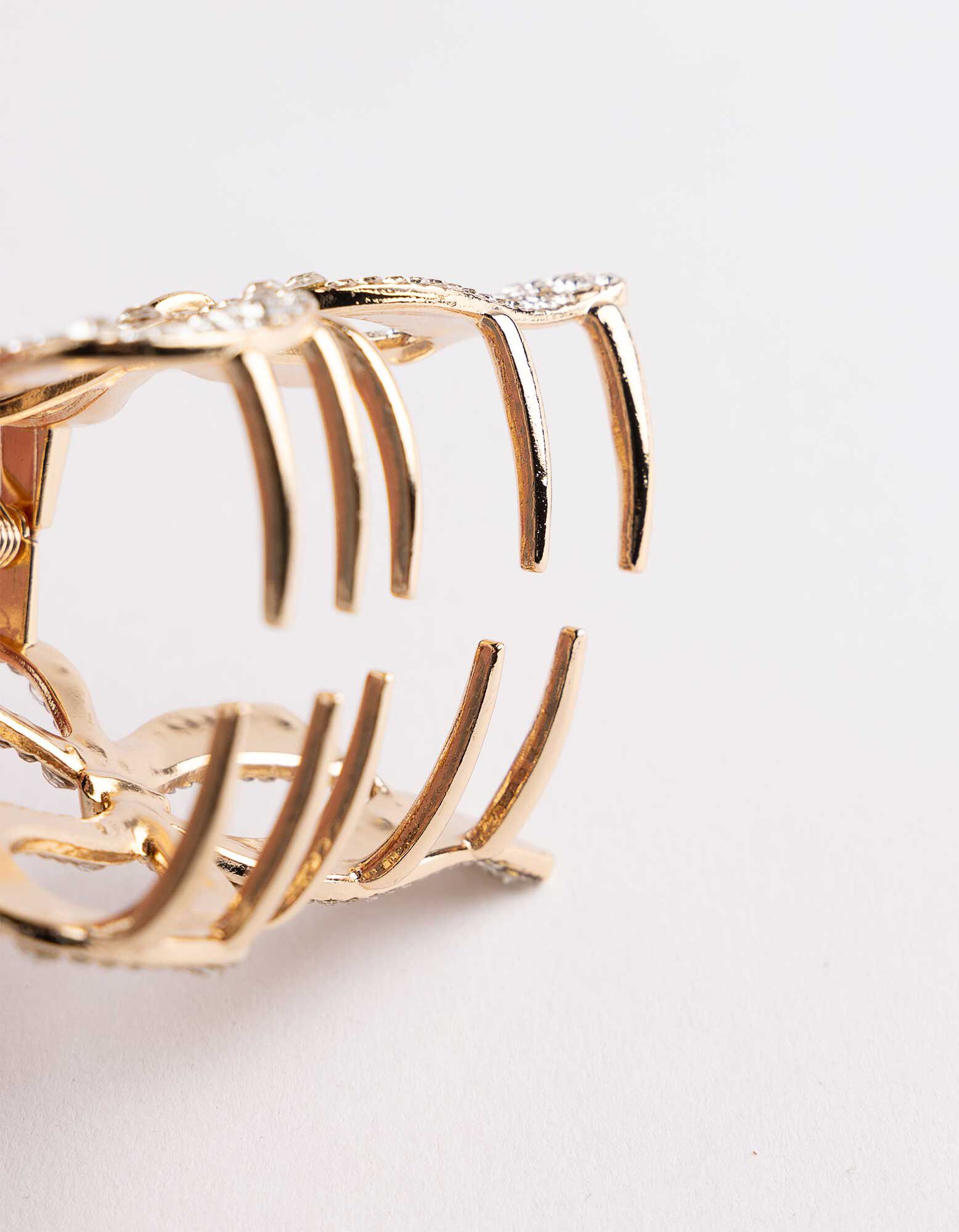 Haarklammer - Schleifen - Goldfarben