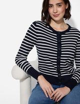 Strickjacke - dunkelblau