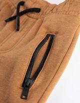 Jogger pants - Tekstprint - lichtbruin