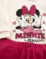Set van sweatshirt en legging - Minnie Mouse - Off-White