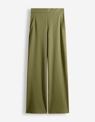 Broek - Elastische band - groen