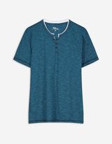 T-Shirt - Regular Fit - blau