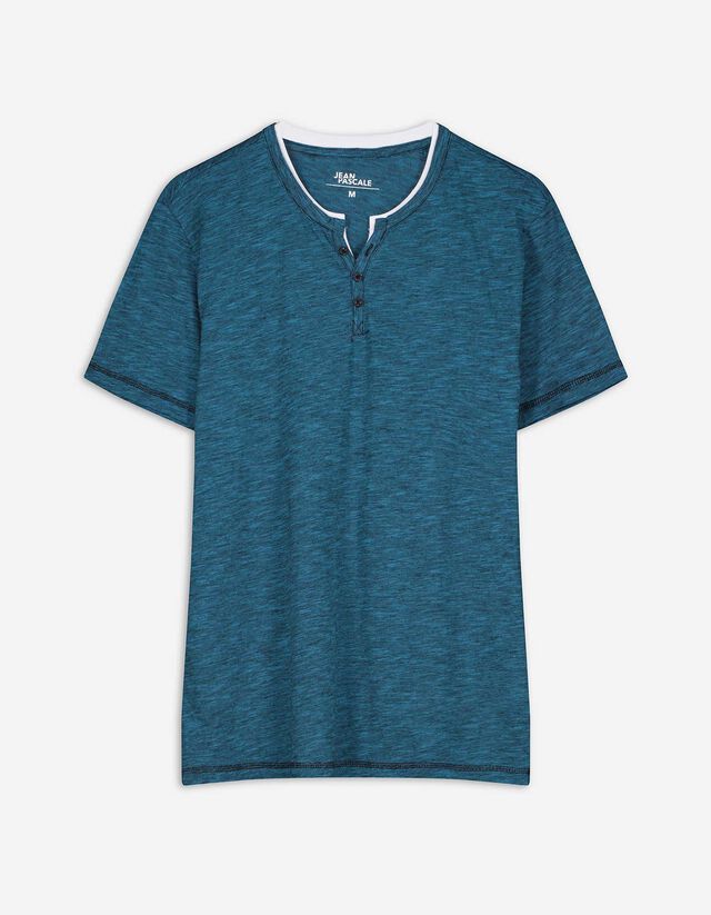 T-Shirt - Regular Fit - blau