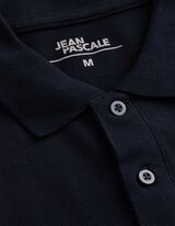 Poloshirt - einfarbig - dunkelblau