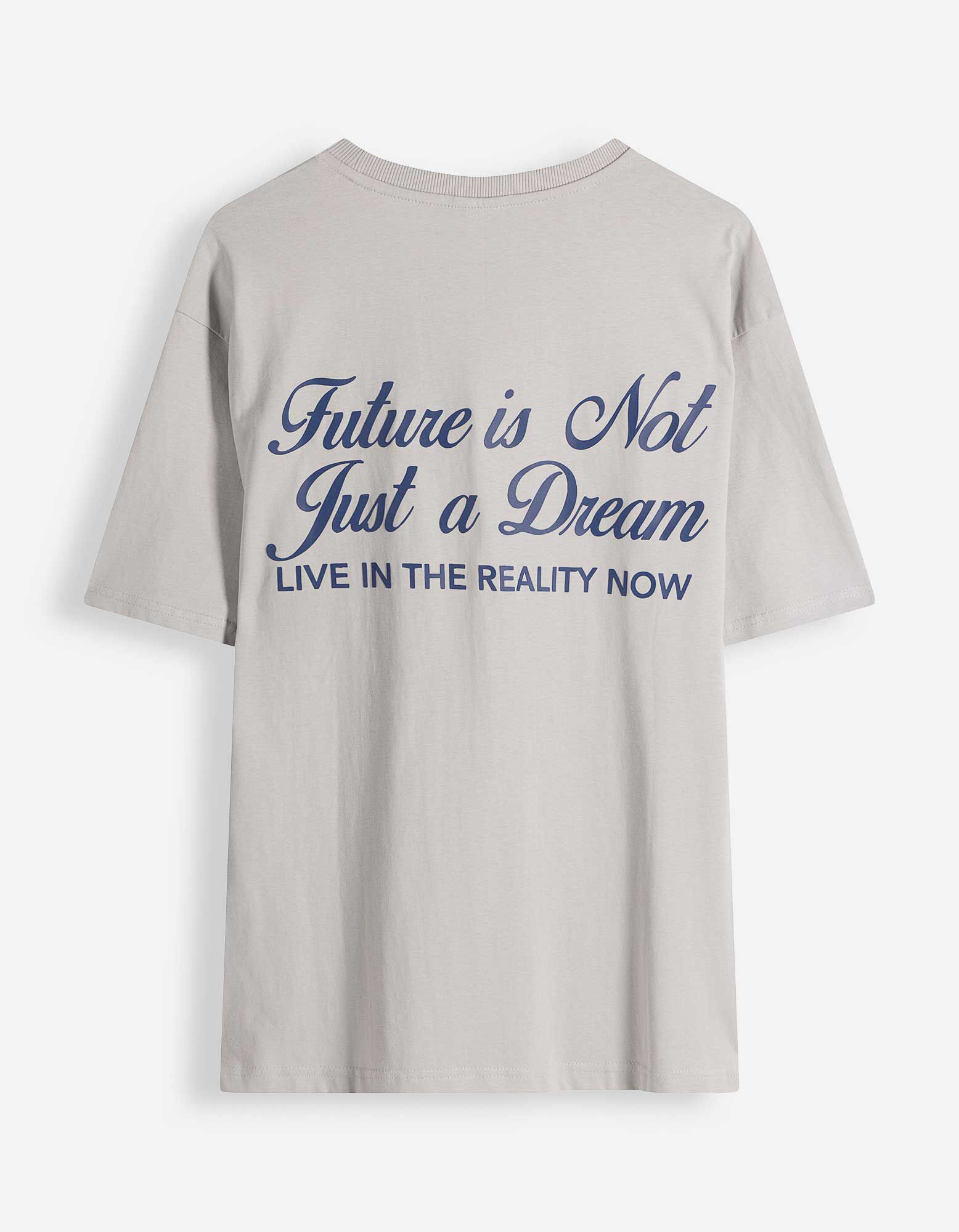 T-Shirt - R&uuml;ckenprint - hellblau