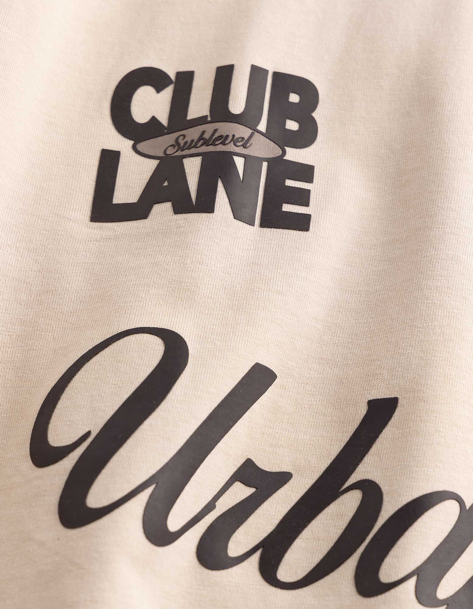 T-Shirt - Frontprint - beige