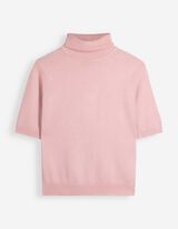 Pullover - Rollkragen - Rosa