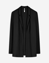 Blazer - einfarbig - schwarz