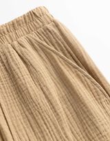 Palazzo - Musselin - hellbraun