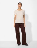 T-shirt - Viscosemix - wit