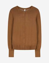 Strickjacke - Weiches Material - hellbraun