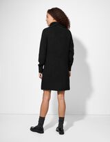 Abito a maglia - Dettagli metallizzati - nero