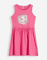 Kleid - Print - pink