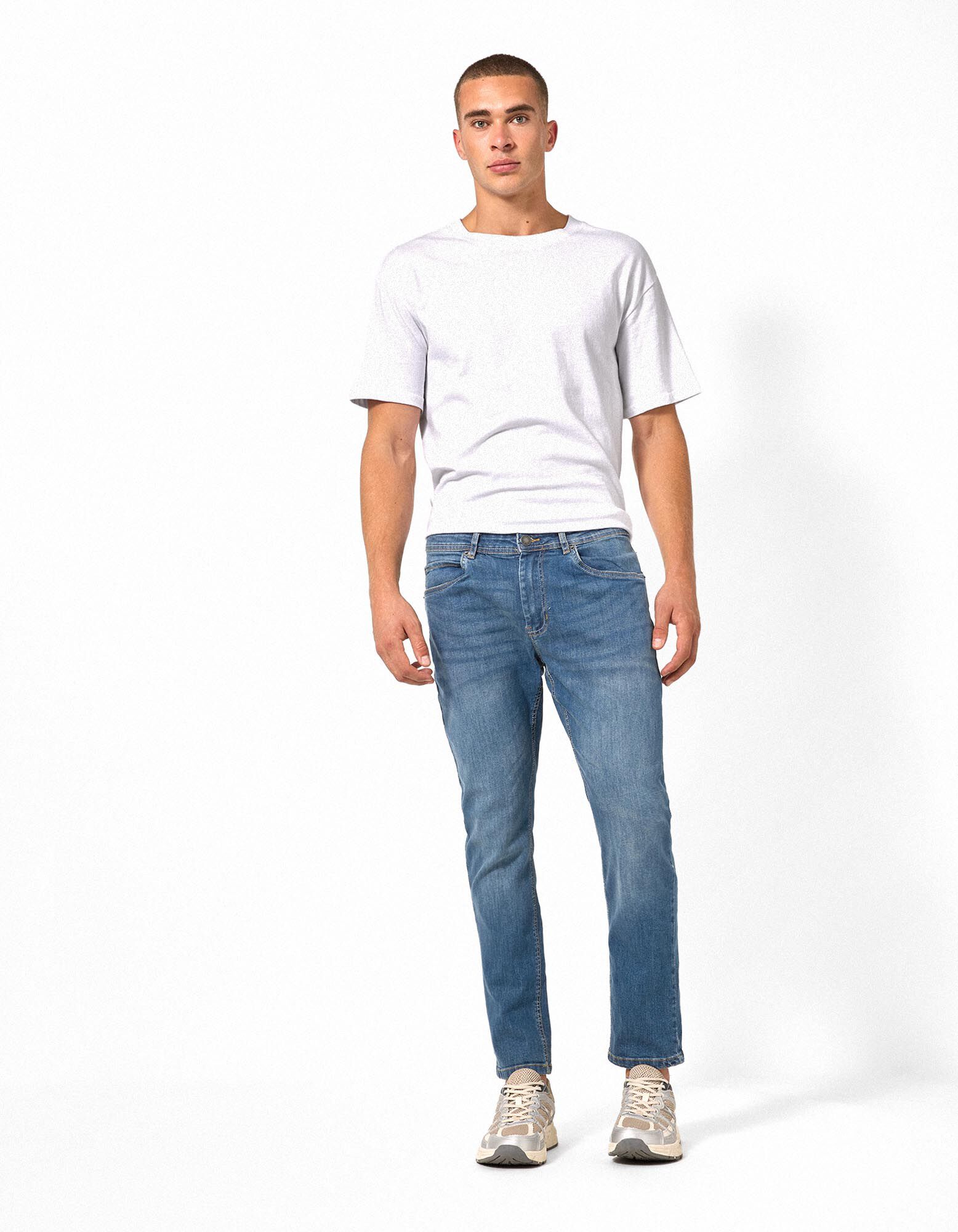 Dž&iacute;nsy - Slim Fit - modra
