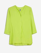 Blusa - Scollo a V - verde chiaro