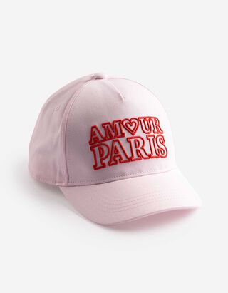 Basecap - Stickereien - rosa