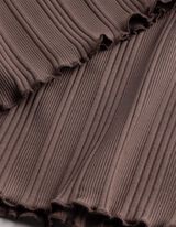 Pyžamov&yacute; set trička a kahot - Směs s visk&oacute;zou - hneda
