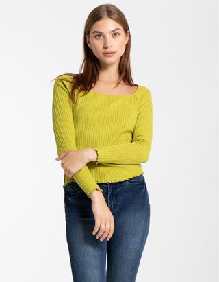 Longsleeve - Viscosemix - groen
