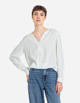 Bluza - LENZING™ ECOVERO™ - zelena