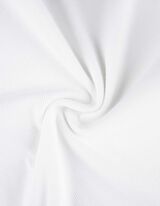 Majica kratkih rukava - rebrasti materijal - bela