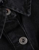 Jeanshemd - dark blue denim - schwarz