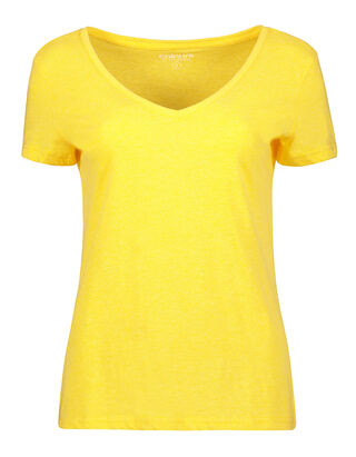Damen T-Shirt mit V-Ausschnitt