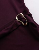 T-Shirt - Schnalle - Lila