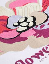 Tričko - Potisk - bílá