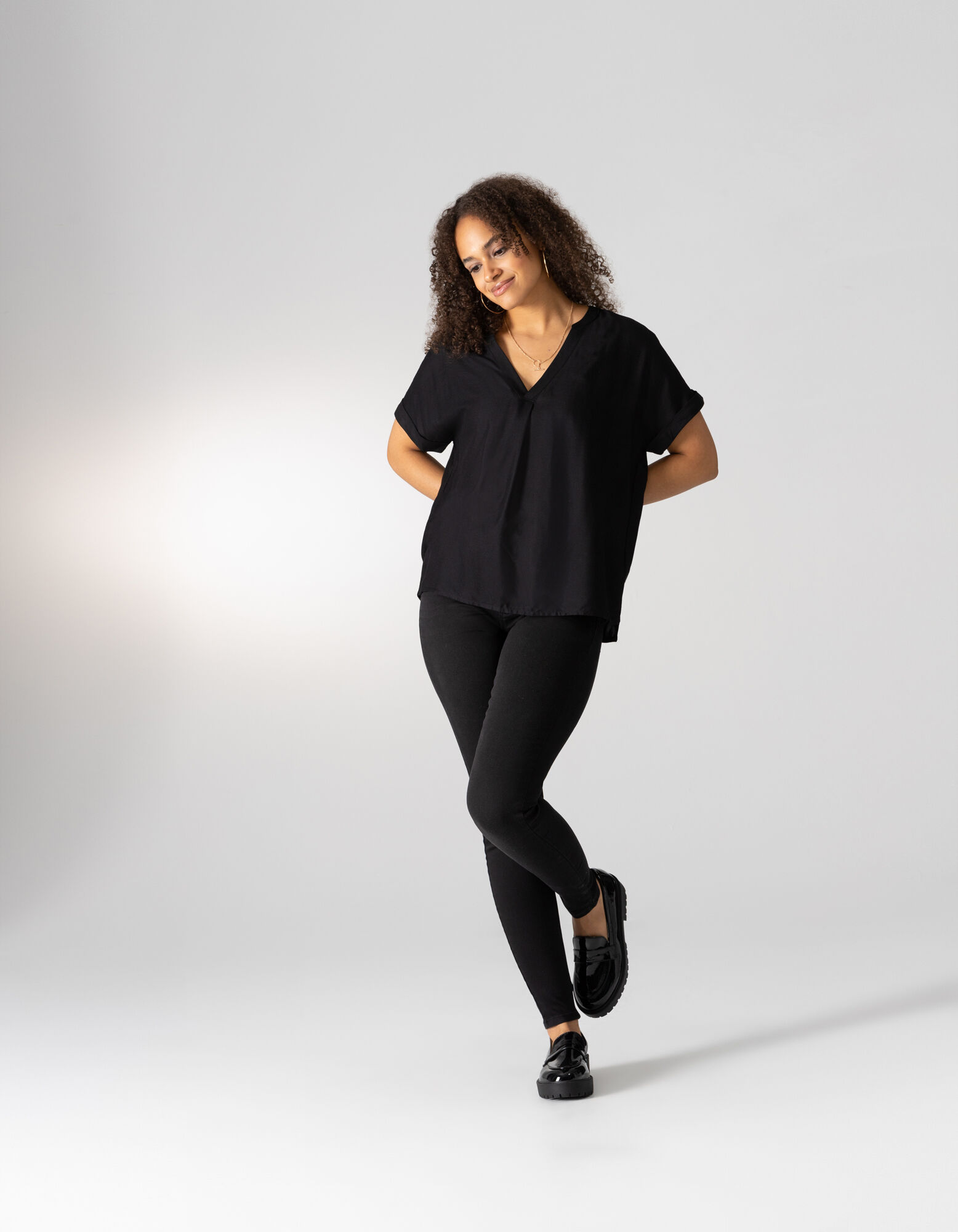 Damen Blusenshirt - Viskose   