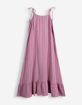 Kleid - Allover-Print - rosa