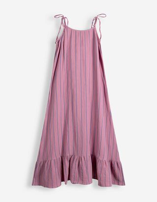 Kleid - Allover-Print - rosa