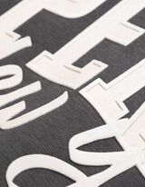 Felpa aperta - Oversized Fit - grigio scuro