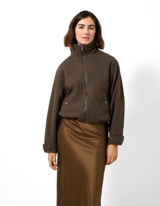 Blouson - Oversized fit - bruin
