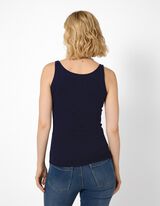 Top sans manches - Basique - bleu fonc&eacute;