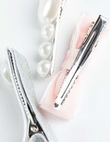 Haarklammer - 6er-Pack - schwarz