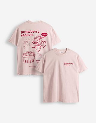 Majica kratkih rukava - Print - pink