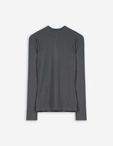 Longsleeve - Glitterstof - donkergrijs
