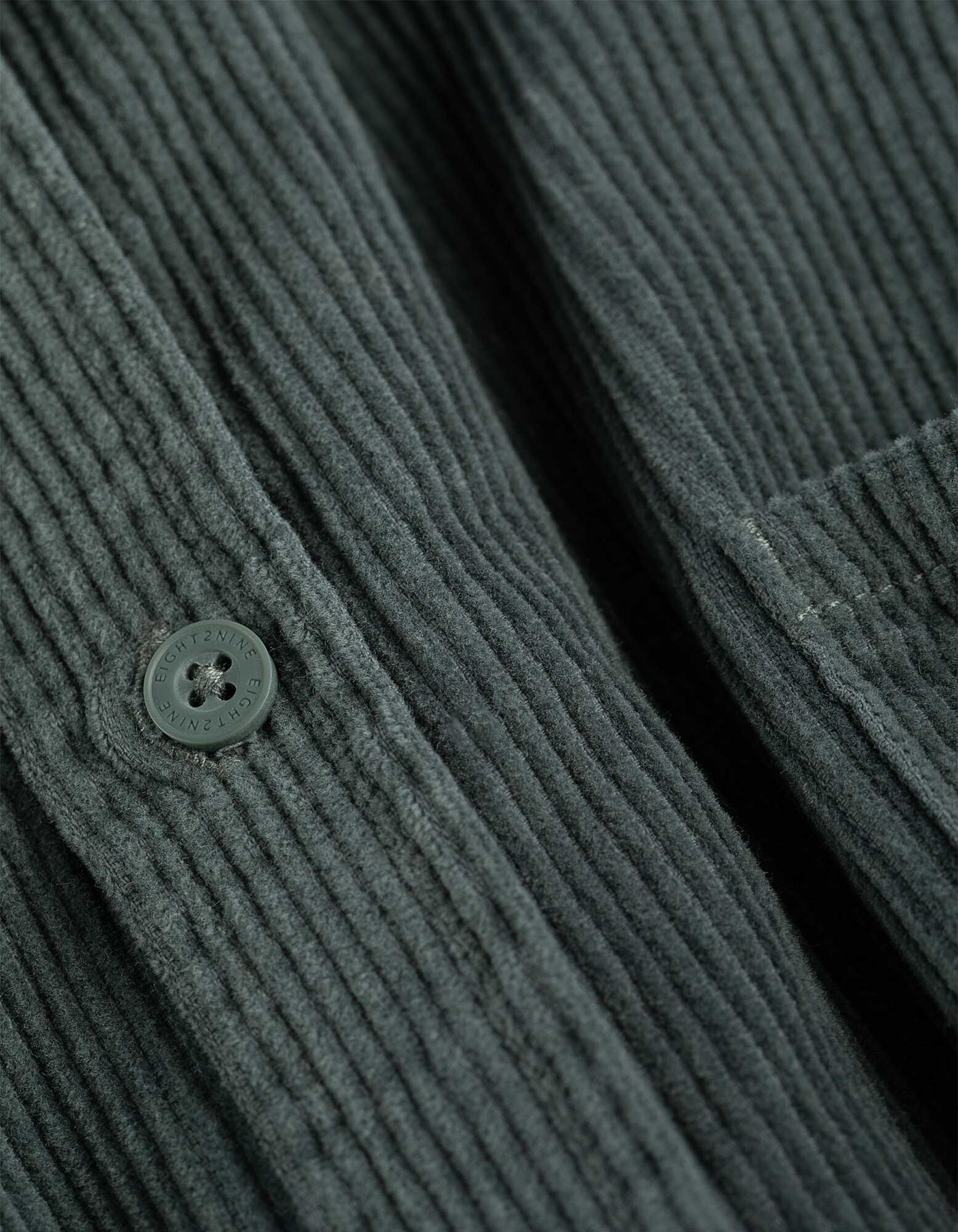 Overhemd - Corduroy - groen